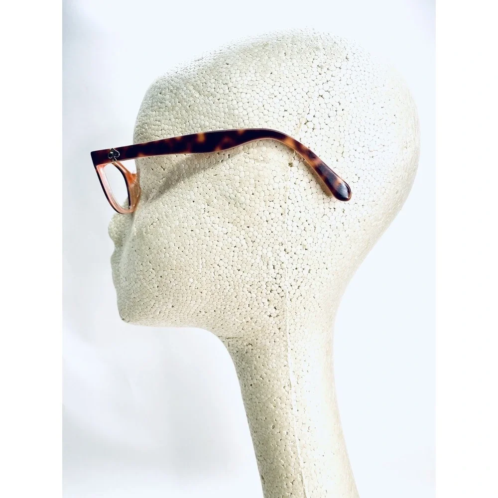 Kate Spade NY Tortoise Wayfarer Eyeglasses Pink Clear Brylie QTQ 50 16 135